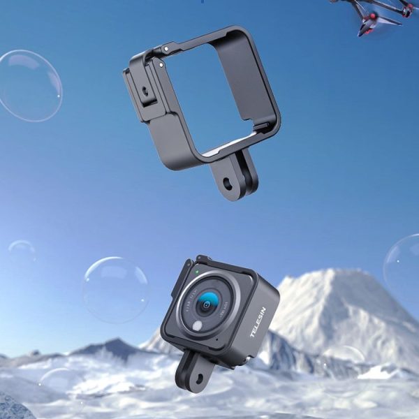 DJI Action 2 TELESIN OA-FMS-001 Single Camera Version Bezel Shockproof Protective Frame Rabbit Cage Accessories - Image 3