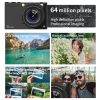 High-Definition CCD Digital Camera 64 Million WiFi Card Camera, Color: Black - Image 18
