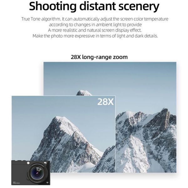 High-Definition CCD Digital Camera 64 Million WiFi Card Camera, Color: Black - Image 6