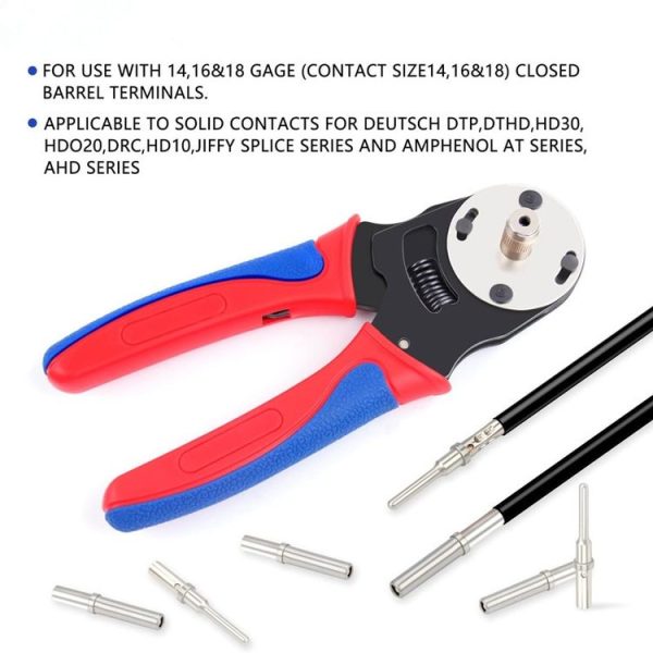DTM Crimping Pliers Automotive Connector Terminal Crimping Tool (DT Pliers) - Image 5