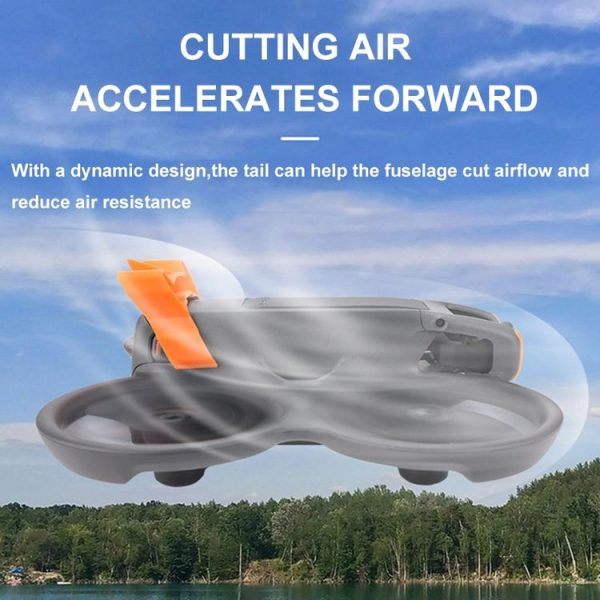 DJI Avata 2 CQT Adhesive Airflow Cutting Flight Tail for Drones (Black) - Image 6