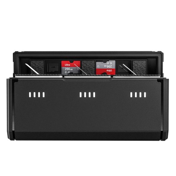 TELESIN GP-HPB-012 Pocket Multifunctional Storage Charging Box For GoPro HERO12 Black / HERO11 Black / HERO10 Black / HERO9 Black (Single Charging Box) - Image 2