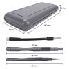 DJI CQT UAV 30-In-1 Drone Universal Extended Screwdriver Set Disassembly Tool Set (Frosted Gray) - Image 3