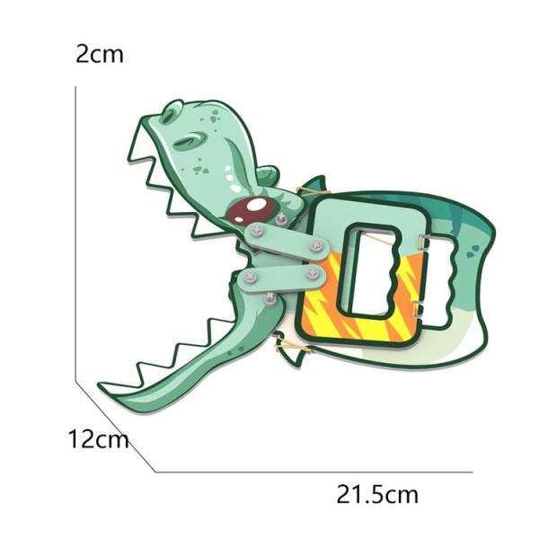 DIY Mechanical Dinosaur Children Toy Material Kit Kindergarten Teaching Aids (Boxed) - Image 2
