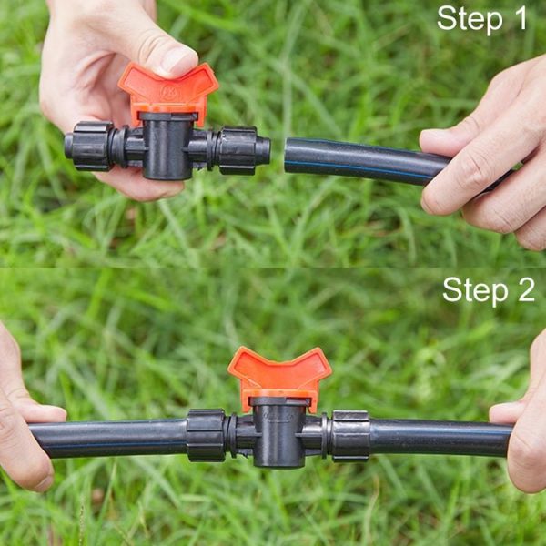 16PE Pipe Switch Ball Valve Greenhouse Irrigation Watering Switch Accessories, Model: AT747 - Image 5
