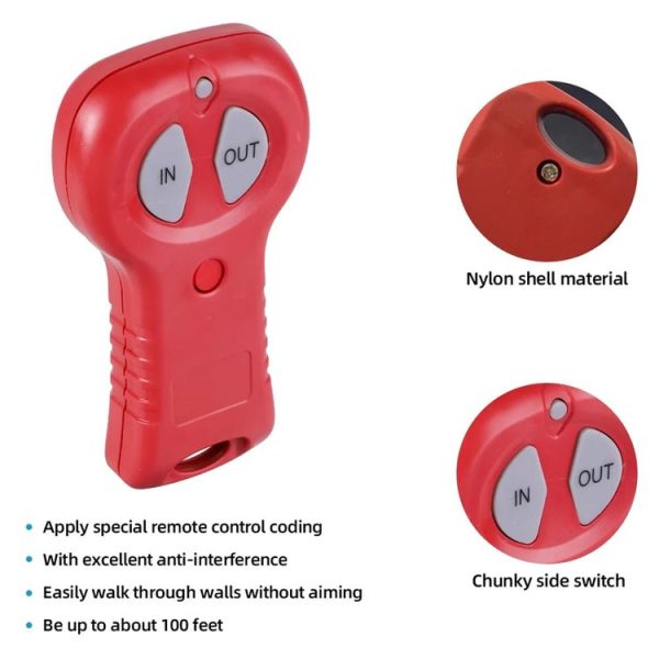Wireless Remote Control SUV Truck Electric Winch, Model: 213X2 - Image 5