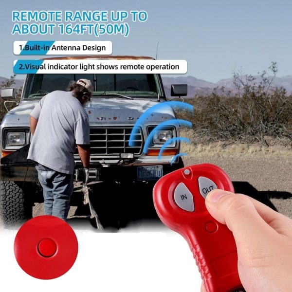 Wireless Remote Control SUV Truck Electric Winch, Model: 213X2 - Image 7