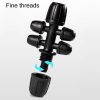 2pcs 8 / 11 To 4 / 7 Dual Locking Reducer Drip Irrigation Fittings Gardening Hose Sprinkler Connector, Model: 6 Way - Image 4
