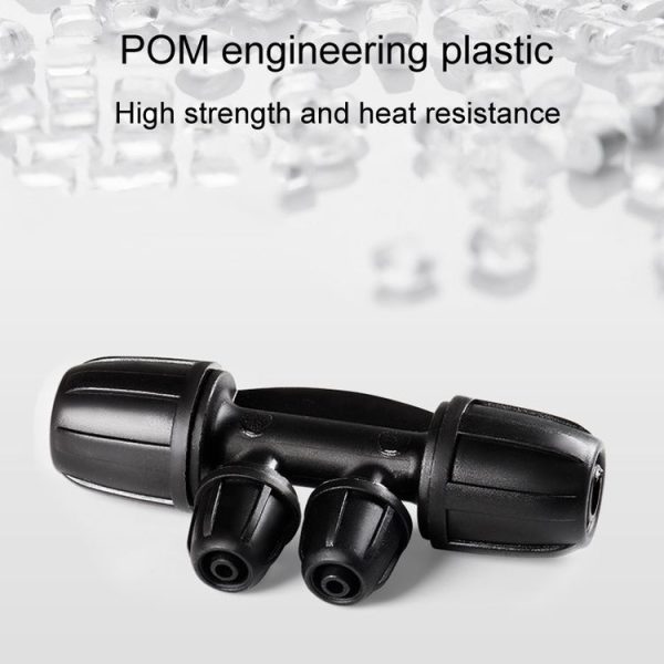 2pcs 8 / 11 To 4 / 7 Dual Locking Reducer Drip Irrigation Fittings Gardening Hose Sprinkler Connector, Model: 6 Way - Image 5