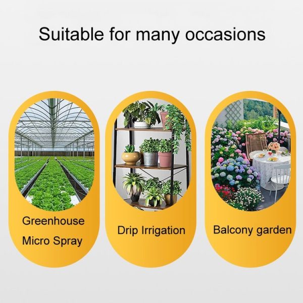 2pcs 8 / 11 To 4 / 7 Dual Locking Reducer Drip Irrigation Fittings Gardening Hose Sprinkler Connector, Model: 6 Way - Image 6