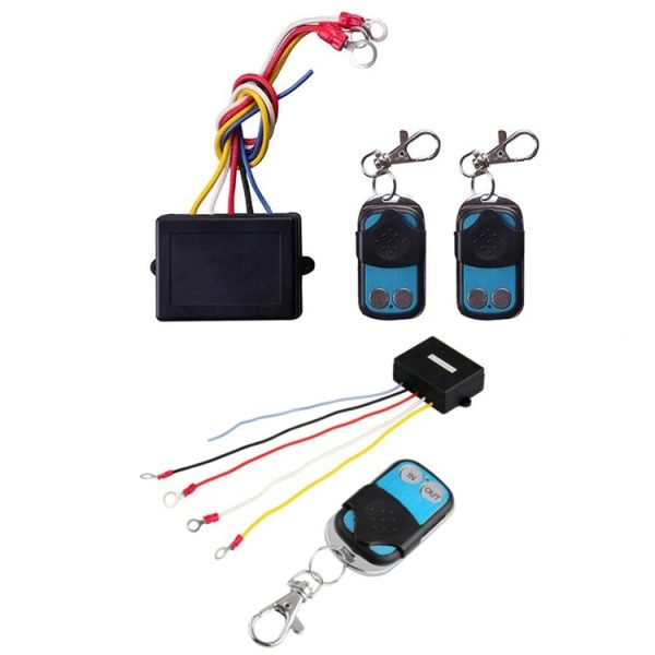 Car Electric Winch Relay Wireless Switch Controller, Specification: 2 Remote Control - Image 2