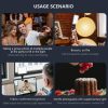 60 LEDs Rechargeable Clip Fill Light With Front & Back Clip Adjusted 3 Light Modes For Phone, Spec: A Type Blue - Image 11
