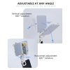60 LEDs Rechargeable Clip Fill Light With Front & Back Clip Adjusted 3 Light Modes For Phone, Spec: A Type Blue - Image 6