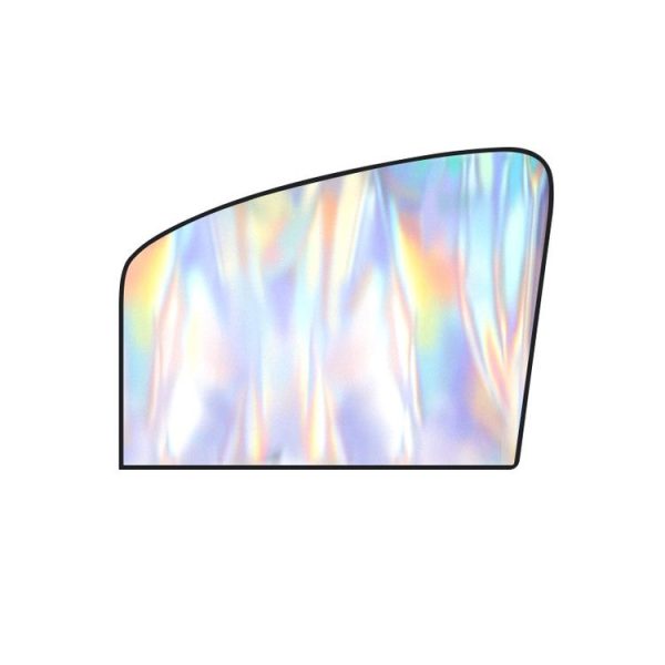 Colorful Titanium Silver Magnetic Car Sun Protection Sunshade Curtain (Driver Seat)