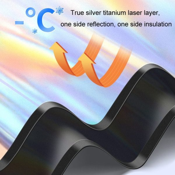 Colorful Titanium Silver Magnetic Car Sun Protection Sunshade Curtain (Driver Seat) - Image 3