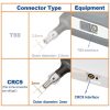 20cm SMA Female To CRC9 Male Flat Over Window Cable RF Coaxial Cable - Image 4