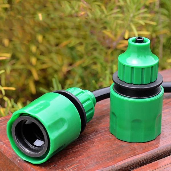 2pcs Faucet Hose Connector Gardening Drip Irrigation Car Wash Rifle Fitting (4 / 7 Interface) - Image 2