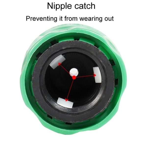 2pcs Faucet Hose Connector Gardening Drip Irrigation Car Wash Rifle Fitting (4 / 7 Interface) - Image 4