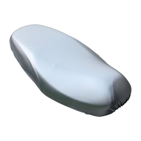 Electric Bike Waterproof Summer Sun Protection Seat Cushion Protective Cover (Silver) - Image 2