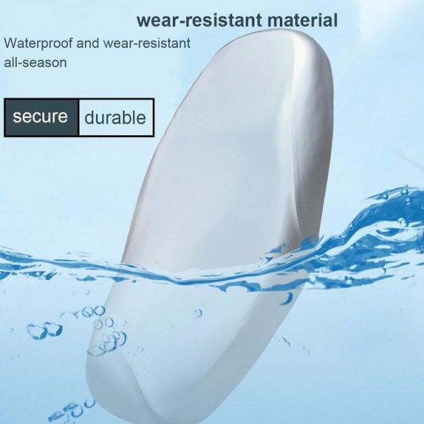 Electric Bike Waterproof Summer Sun Protection Seat Cushion Protective Cover (Silver) - Image 5