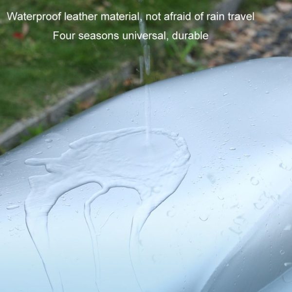 Electric Bike Waterproof Summer Sun Protection Seat Cushion Protective Cover (Silver) - Image 7