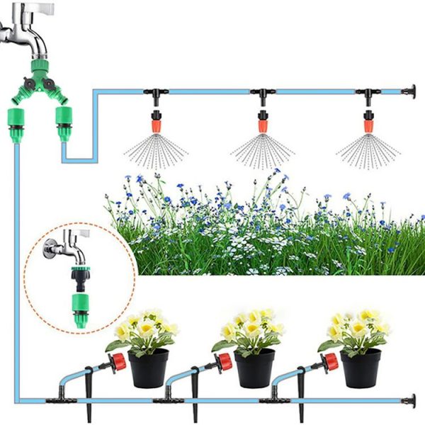 2 Way Garden Plumbing Hose Quick Connect Switch Horticultural Irrigation Faucet Ball Valve (AT015) - Image 6