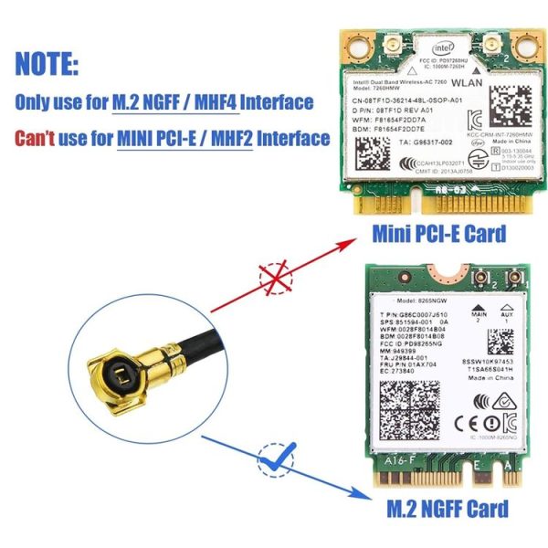 4 In 1 2.4GHz / 5.8GHz 8dBi RP-SMA Wireless Network Card WIFI Adapter Antenna Extension Cable - Image 6