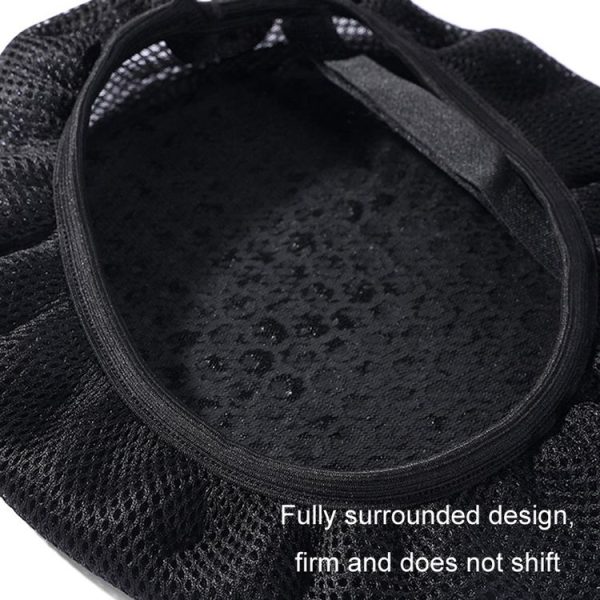 Motorcycle Breathable Massage Waterproof Sun-proof Silicone Seat Cushion (Black) - Image 7