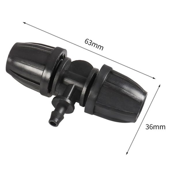 5pcs 8 / 11 To 4 / 7 Reducing 3 Way Drip Irrigation Fittings Gardening Hose Micro Spray Fitting (AT780) - Image 2