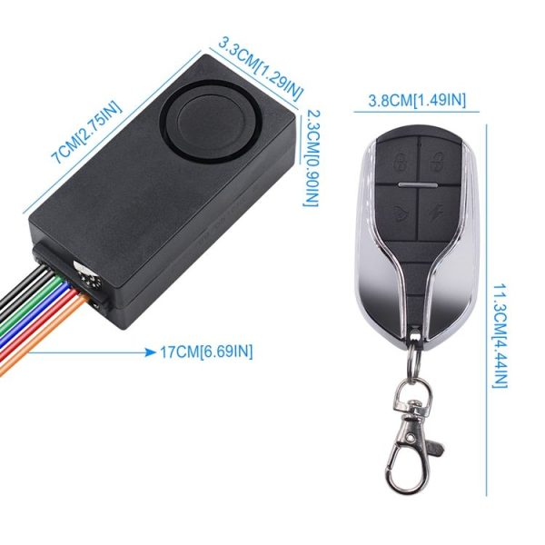 Electric Vehicle Anti-theft Remote Alarm Keyless Quick Vehicle Search (48-72V) - Image 3