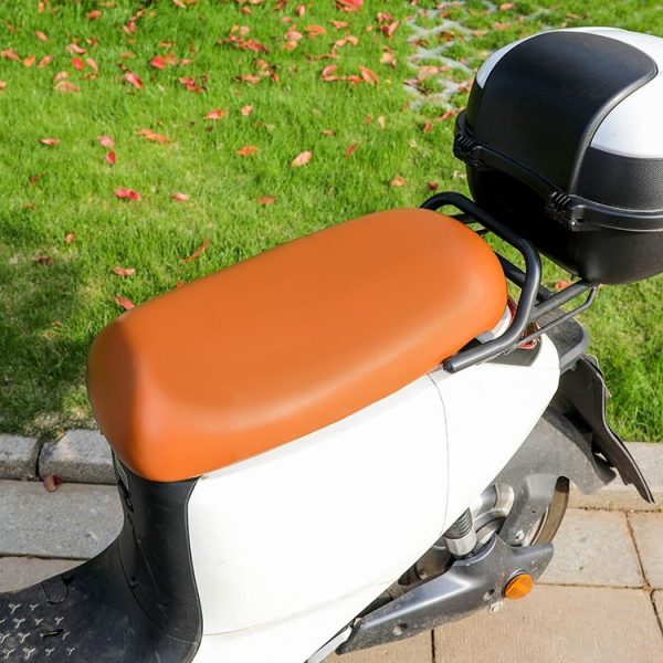 Electric Vehicle Universal Waterproof Sun Protection Seat Cover For All Seasons, Color: Light Brown (S) - Image 8