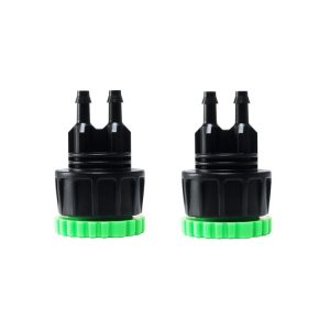2pcs Faucet Four Point Six Point To 4 / 7 Pipe Fitting Garden Agriculture Micro Spray Irrigation Connector (AT048)