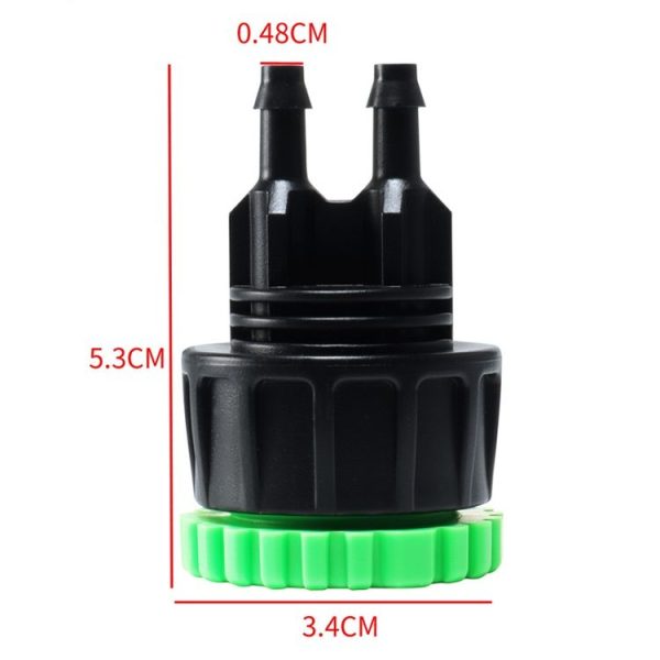 2pcs Faucet Four Point Six Point To 4 / 7 Pipe Fitting Garden Agriculture Micro Spray Irrigation Connector (AT048) - Image 3