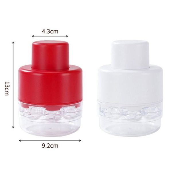 Seven-hole Press-type Cherry Core Remover Red Date Core Remover (Red) - Image 2