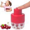 Seven-hole Press-type Cherry Core Remover Red Date Core Remover (Red) - Image 3