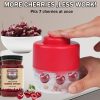 Seven-hole Press-type Cherry Core Remover Red Date Core Remover (Red) - Image 4