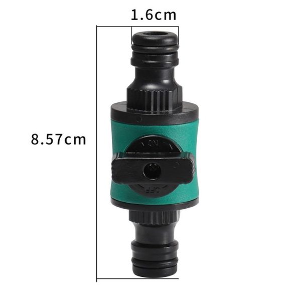 Car Washing Hose Fittings Valve With Switch Garden Water Sprinkler Connector, Model: Dual Pacifier Valves - Image 2