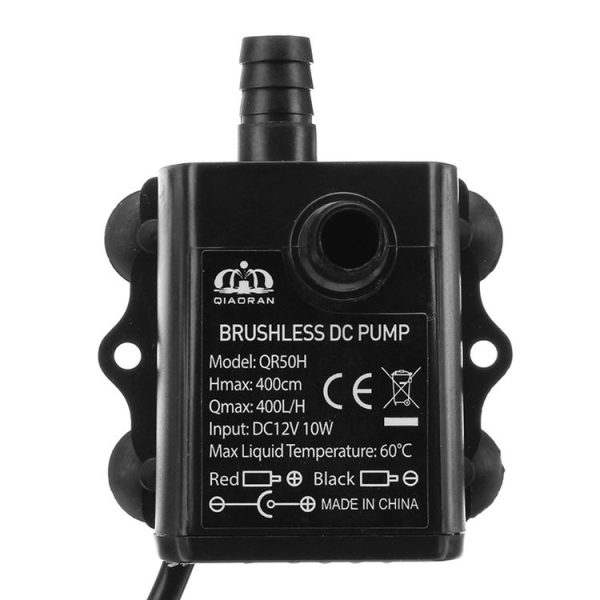 DC12V Solar Micro Brushless Cold Water Circulating Fountain Water Pump, Model: QR50H - Image 4