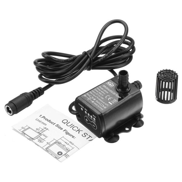 DC12V Solar Micro Brushless Cold Water Circulating Fountain Water Pump, Model: QR50H - Image 9