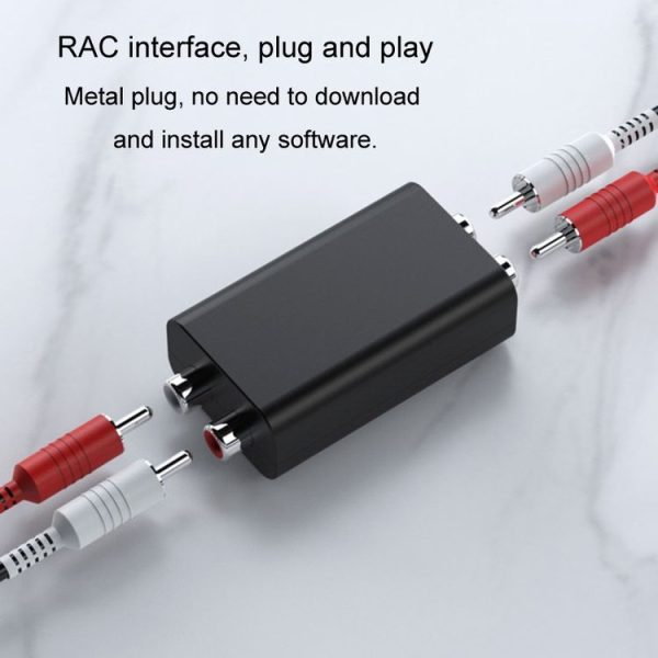 RCA Audio Ground Loop Isolator Anti-Interference Noise Reducer Eliminate Current Sound Bluetooth Receiver (Square) - Image 4