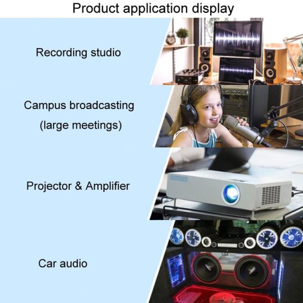RCA Audio Ground Loop Isolator Anti-Interference Noise Reducer Eliminate Current Sound Bluetooth Receiver (Square) - Image 9