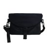 Workwear Crossbody Bag Single Shoulder Casual Small Bag (Black)