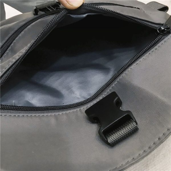 Workwear Crossbody Bag Single Shoulder Casual Small Bag (Black) - Image 7