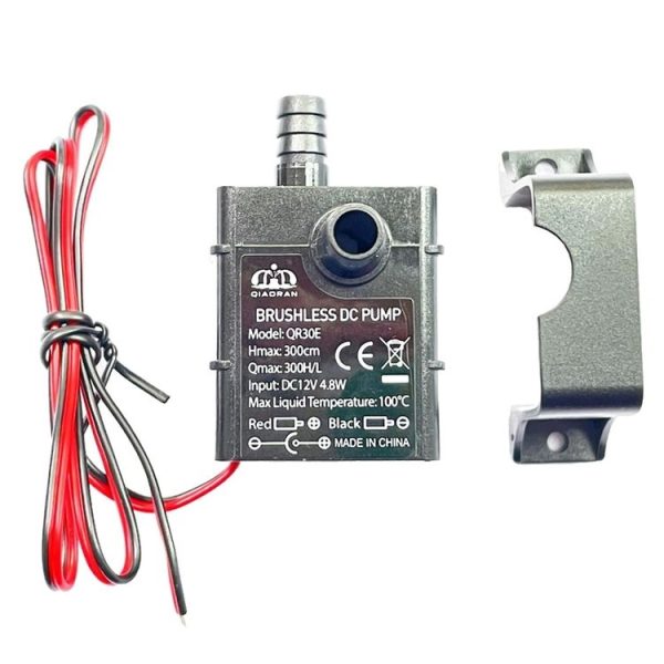 DC12V Solar Micro Brushless Cold Water Circulating Fountain Water Pump, Model: QR30E - Image 2