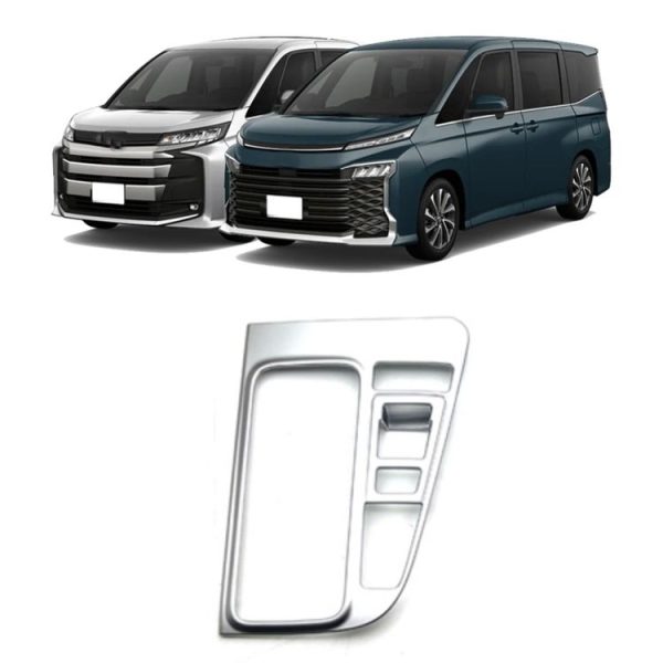 Toyota 2022 VOXY NOAH 90 Series Right-Hand Drive Front Gear Trim Frame, Size: Gasoline Version (Silver)