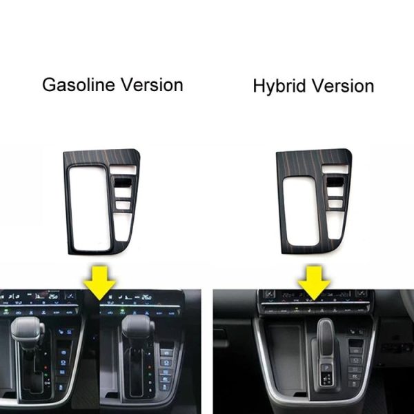 Toyota 2022 VOXY NOAH 90 Series Right-Hand Drive Front Gear Trim Frame, Size: Gasoline Version (Silver) - Image 3
