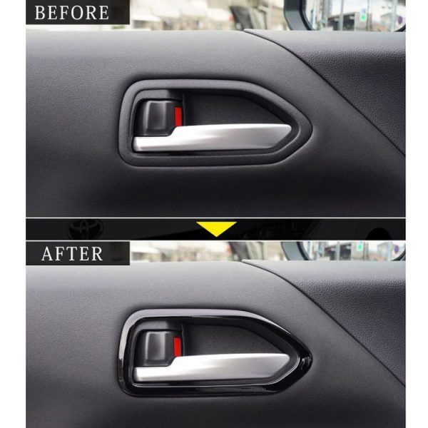 Toyota 2022 VOXY / NOAH 90 Series Right-hand Drive Door Handle Patch Frame (Matte Silver) - Image 3