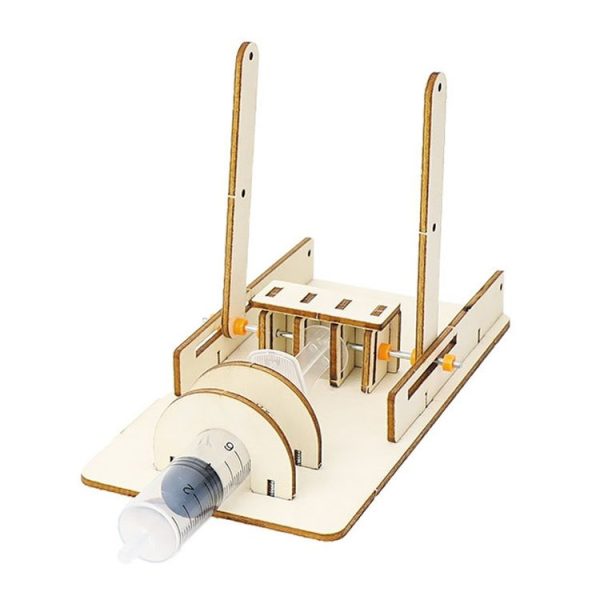 Hydraulic Lifting Platform Crane Model DIY Technology Teaching Aids Children Homemade Assembly Toy - Image 4