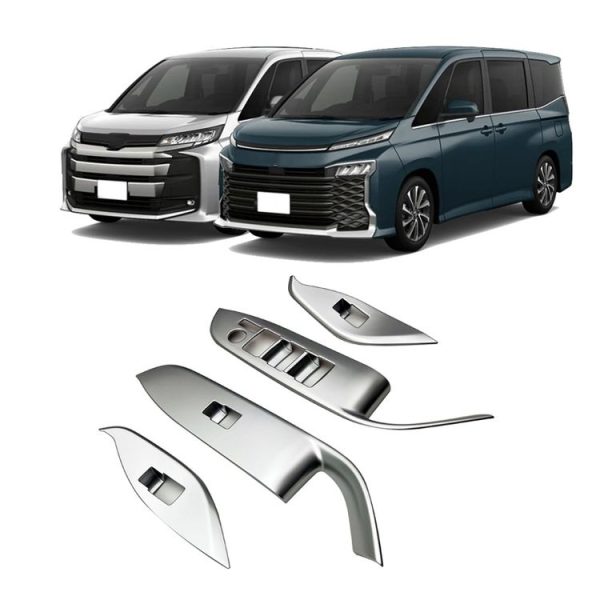 Toyota 2022 VOXY / Noah 90 Series Right-hand Drive Glass Switch Panel Modification Sticker (Matte Silver)
