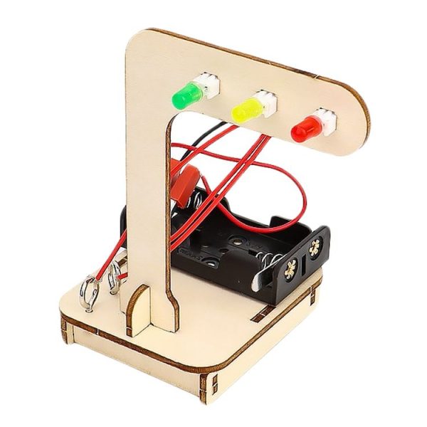 Traffic Signal Light Technology Small Production Traffic Light Physics Circuit Experiment Material Kit - Image 2